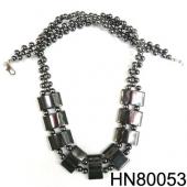 Hematite Pendant Beads Stone Chain Choker Fashion Women Necklace
